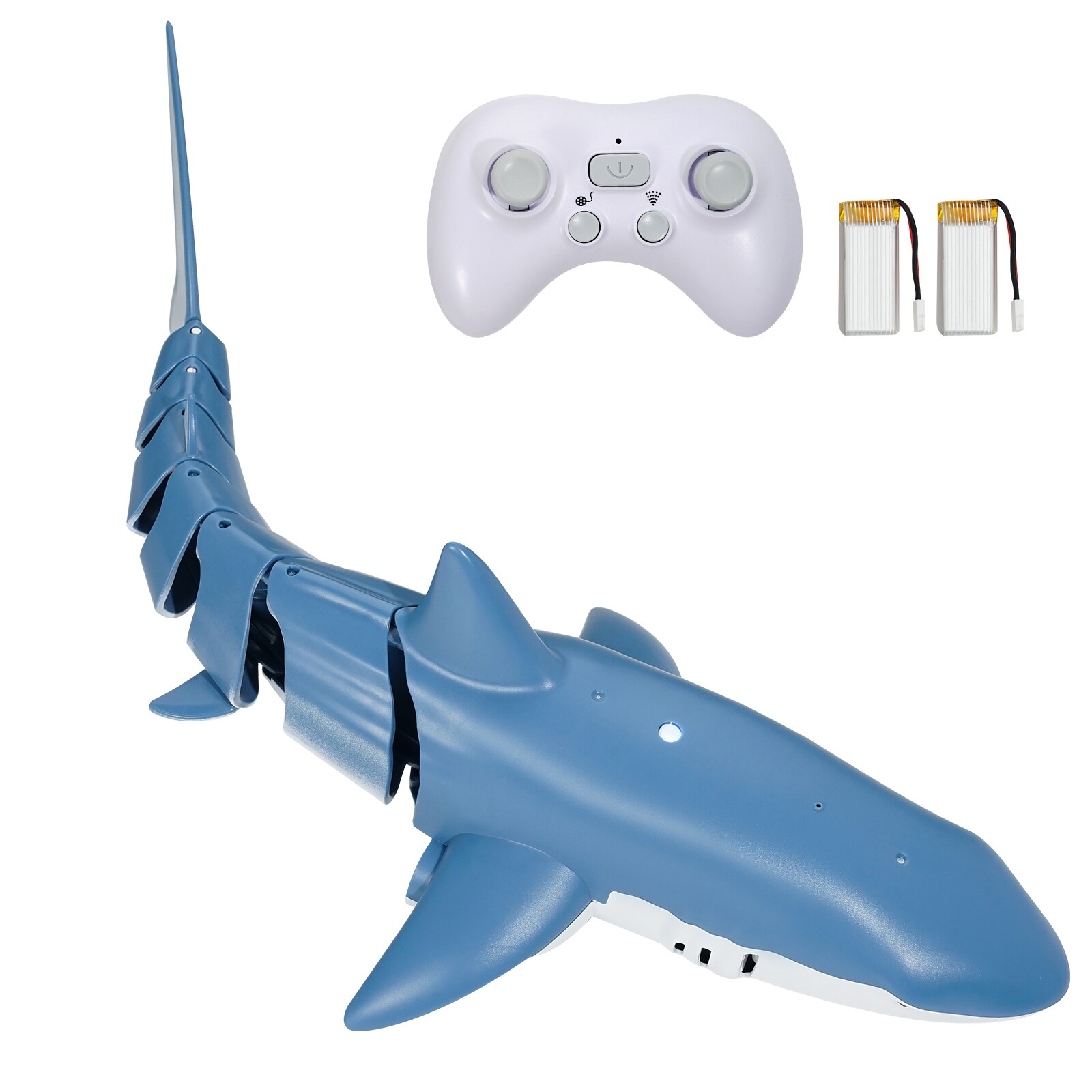 Christmas gifts! Remote Control Shark Toy 2.4 GHz High Speed RC Boat for Kids Adults Gift
